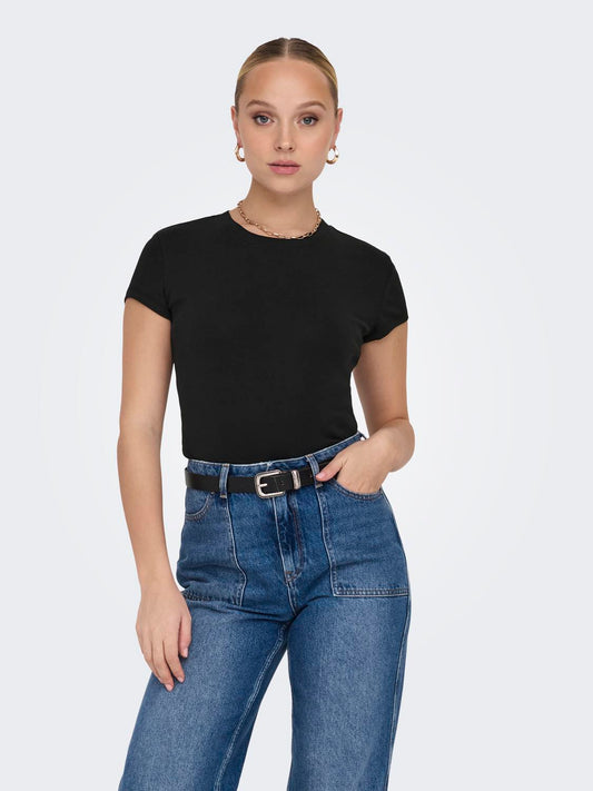 ONLELINA T-Shirts & Tops - Black