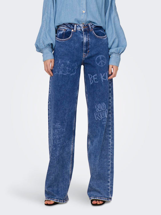 ONLJUICY Jeans - Medium Blue Denim