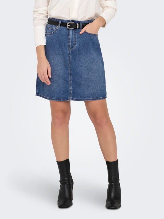 ONLWONDER Skirt - Medium Blue Denim