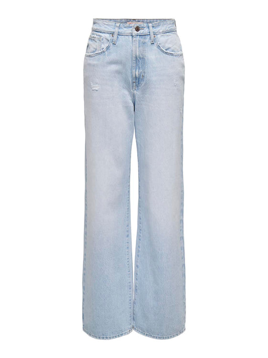 ONLHOPE Jeans - Light Blue Bleached Denim
