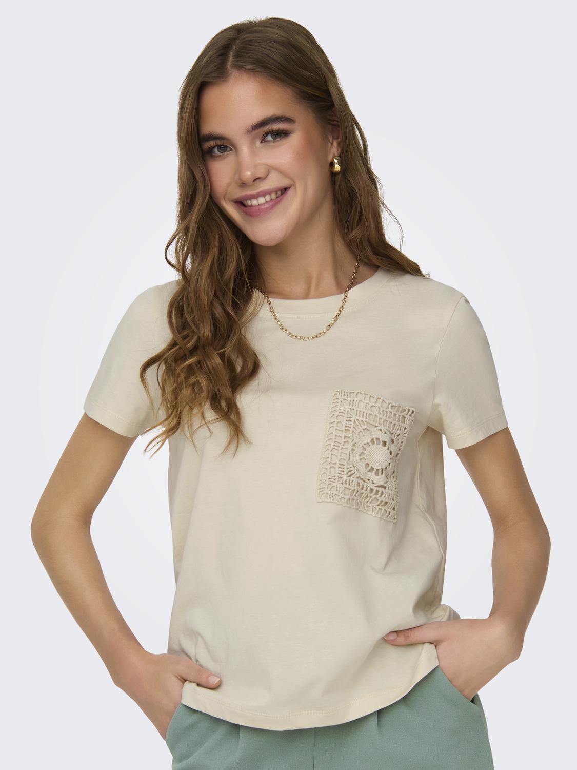 JDYSELMA T-Shirt - Sandshell
