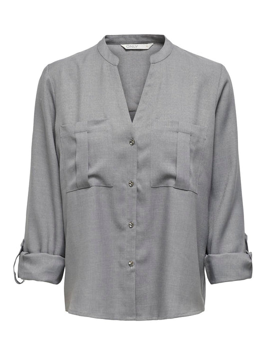 PGLULU Shirts - Medium Grey Melange