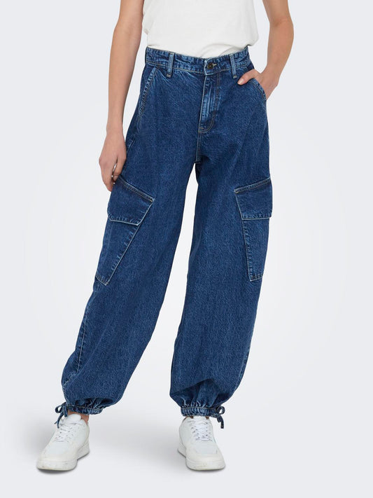 ONLPERNILLE Jeans - Medium Blue Denim