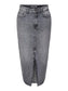 ONLBIANCA Midi Skirt - Medium Grey Denim