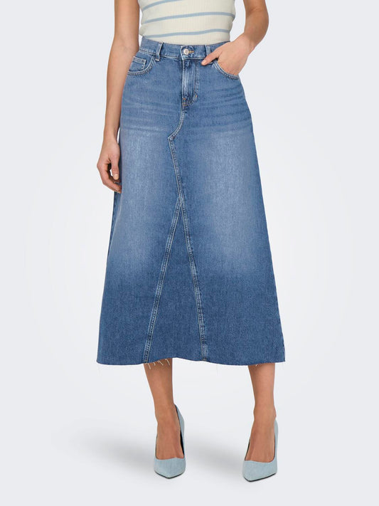 ONLOLIVIA Skirt - Medium Blue Denim