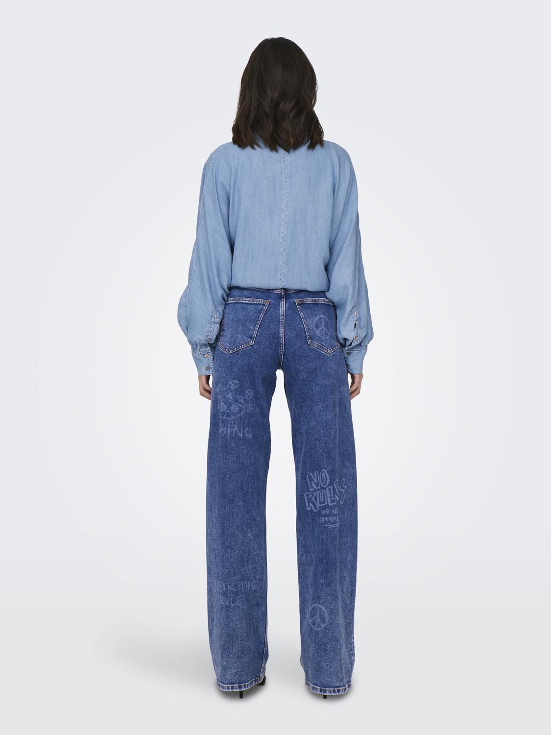 ONLJUICY Jeans - Medium Blue Denim