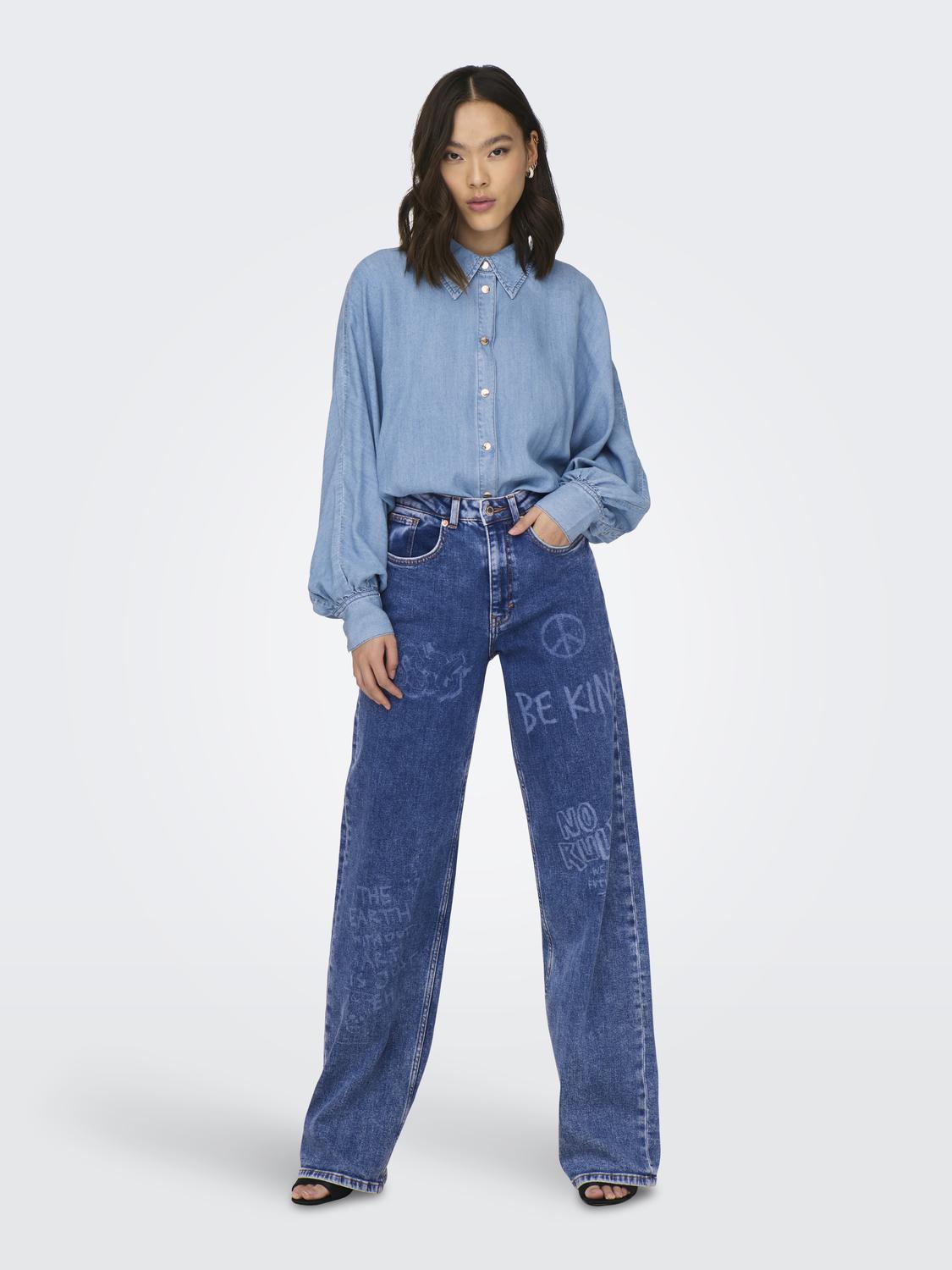 ONLJUICY Jeans - Medium Blue Denim