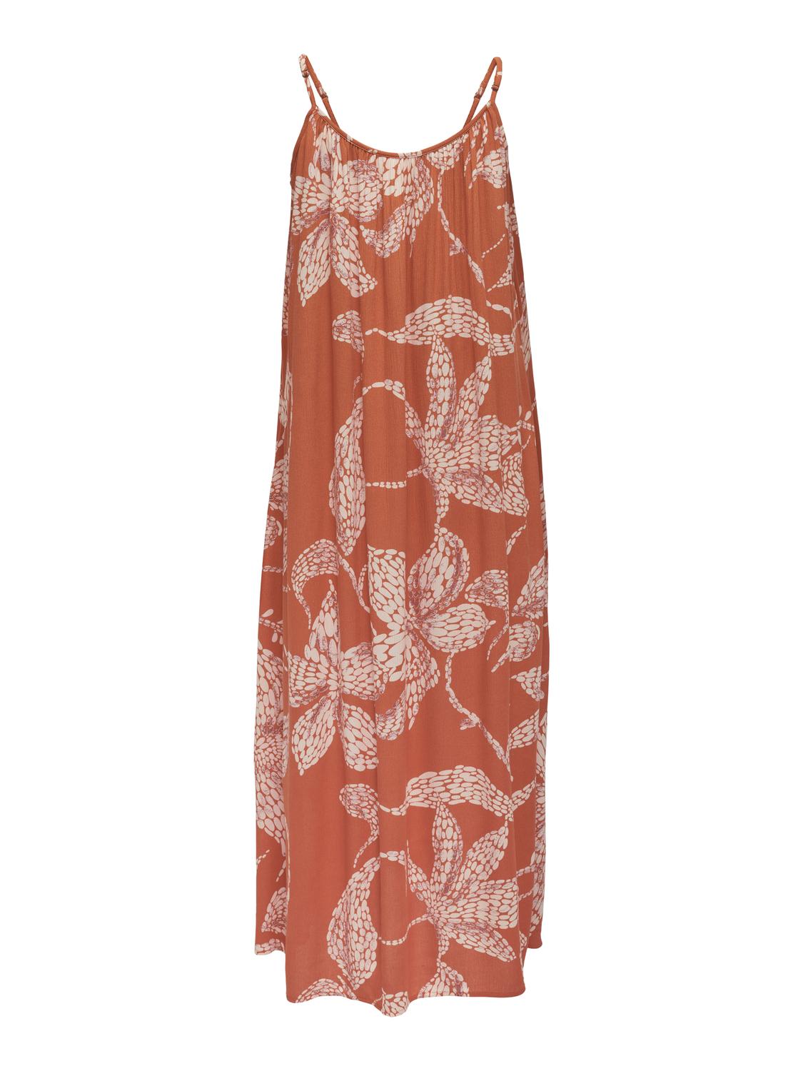 PGMANUELA Long Dress - Burnt Orange