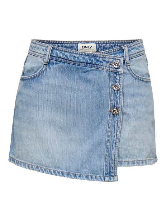 ONLLESLY Shorts - Light Blue Denim