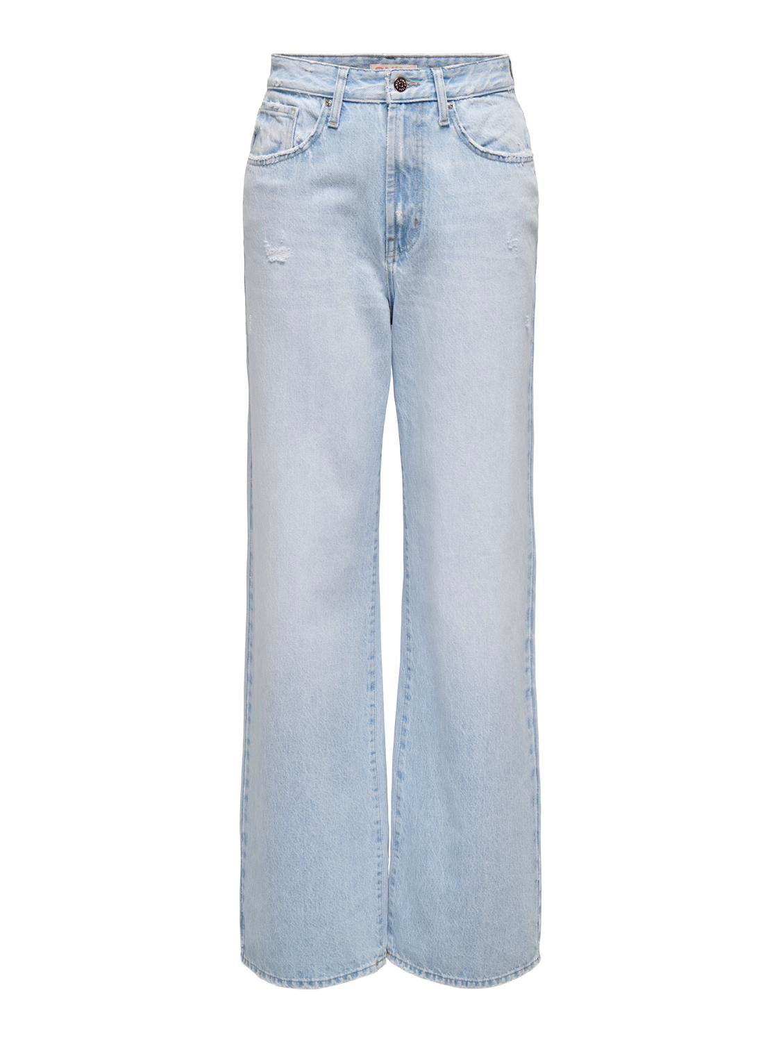 ONLHOPE Jeans - Light Blue Bleached Denim