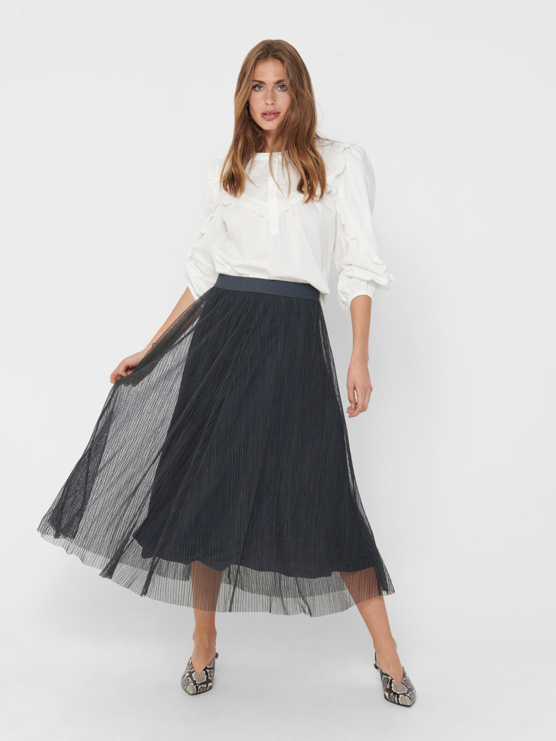 ONLLAVINA Skirt - Asphalt