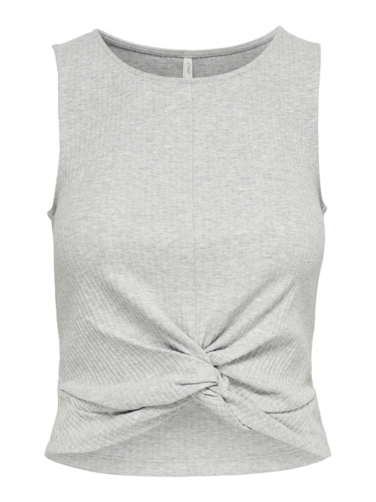 PGAMANDA T-Shirts & Tops - Light Grey Melange