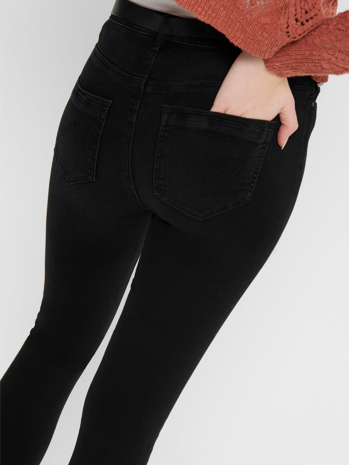 ONLPAOLA Jeans - Black Denim