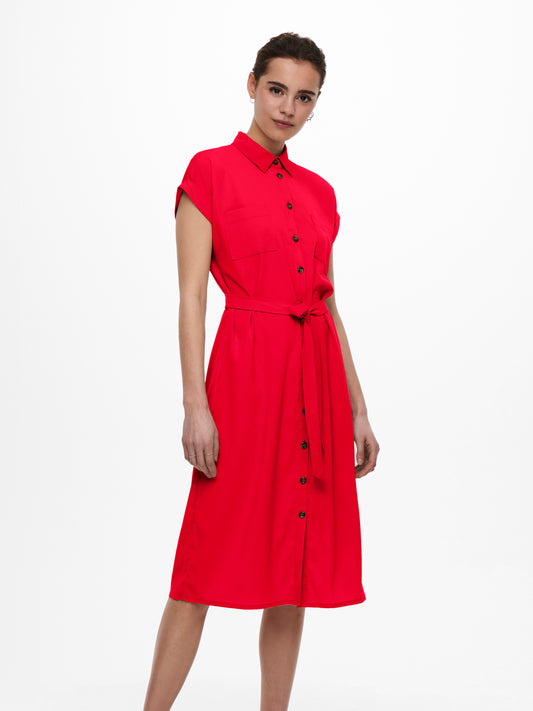 ONLHANNOVER Dress - High Risk Red