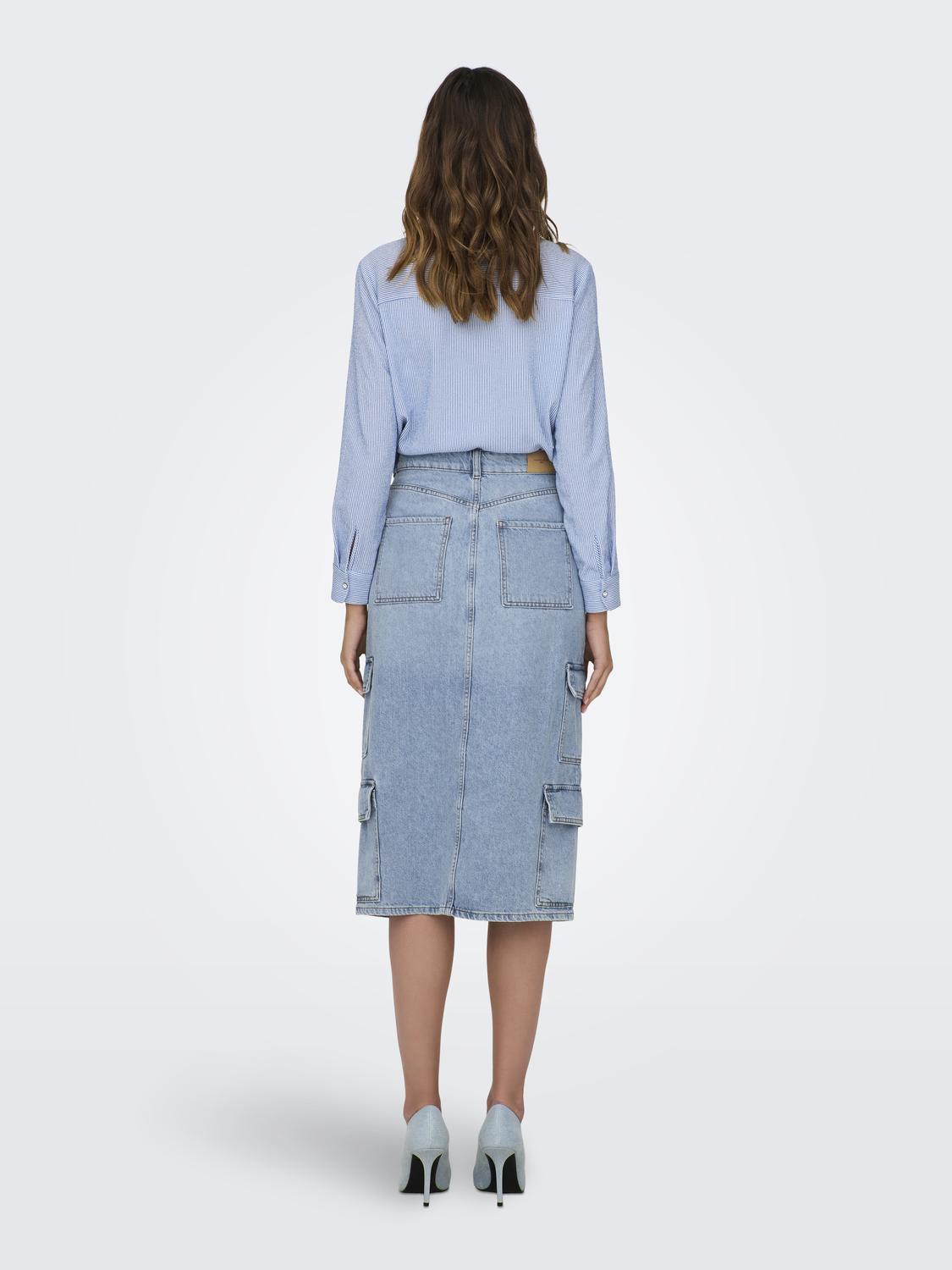 ONLPOSEY Skirt - Light Blue Denim